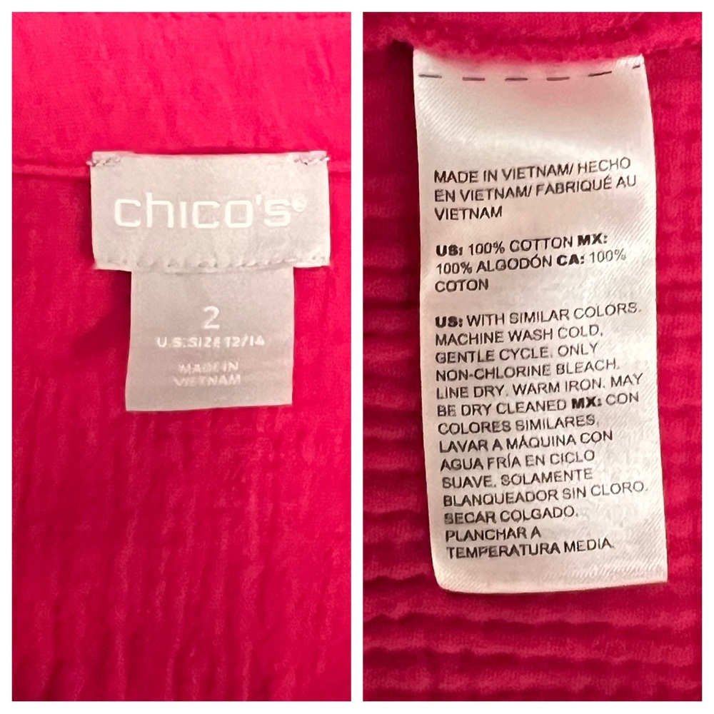 Chico's Vibrant Red Maxi Dress - Picture 4 of 4